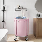 ELYKEN Laundry Basket with Wheels, 170L Rolling Laundry Hamper with Removable - Image 8