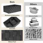 Woven Storage Baskets, Storage Bins, Cube Basket Container Baskets Storage - Image 5