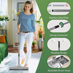 Walensee Carpet Rake for Pet Hair Removal, 2-in-1 Rubber Broom and Nylon Carpet - Image 5