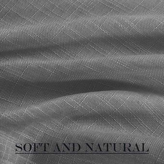 NICETOWN Semi Sheer Curtains 64 inches Long - Image 6