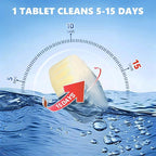 Toilet Bowl Cleaner Tablets, Automatic Toilet Bowl Cleaners, Long-Lasting - Image 6