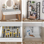 OcePor Non-Adhesive Drawer and Shelf Liner 17.5IN x 30FT，Non Slip Cabinet and - Image 7