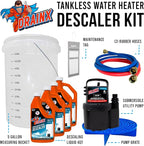 DrainX Tankless Water Heater Flush Kit Includes 4 Quarts of Eco Friendly and - Image 2