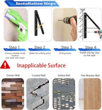 Dr.DJ Clothes Drying Rack Wall Mounted, Retractable & Foldable Clothes Hanger - Image 8