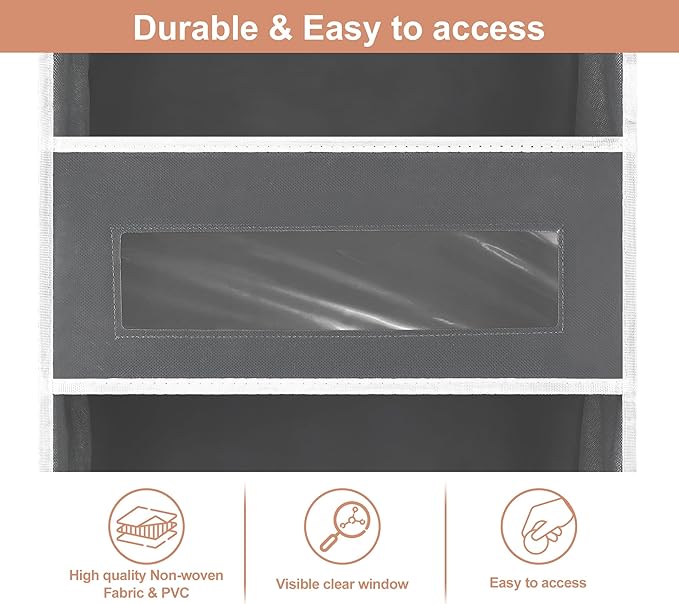 3 Packs 5-Tier Over the Door Storage Organizer - Image 5