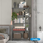 5-Shelf Adjustable Metal Shelf Wire Shelving Unit Storage Rack Display Shelf - Image 8