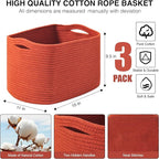 Storage Baskets for Organizing, Storage Basket for Shelves, Toy Towel Basket - Image 3