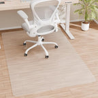 Office Chair Mat for Hardwood Floor, Easy Glide, Protects Hard Surfaces from by HOMEK