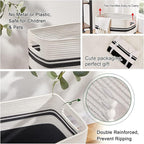 OIAHOMY Laundry Hamper-Laundry Basket, Tall Cotton Storage Basket - Image 4