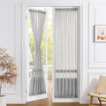Tollpiz Sheer Curtain Closet Linen Textured Curtain Sheers Doorway Light by Tollpiz