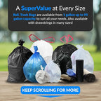 Reli. 30-33 Gallon Trash Bags Heavy Duty | 250 Count Bulk | Black Large Trash - Image 6