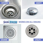 SANI 360° Sani Sticks Drain Cleaner and Deodorizer, Lavender Scent Enzyme Pipe - Image 5