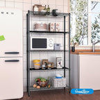 5-Shelf Adjustable Metal Shelf Wire Shelving Unit Storage Rack Display Shelf - Image 7