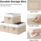 GRANNY SAYS Storage Baskets for Organizing, Fabric Storage Bins for Shelves - Image 5