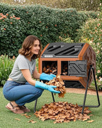 THEGROW'ING Updated 43 Gallon Compost Bin Outdoor, Fast Assemble Tumbling - Image 8