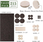 Fursafe&Q Felt Furniture Pads, Furniture Felt Pads - Image 3