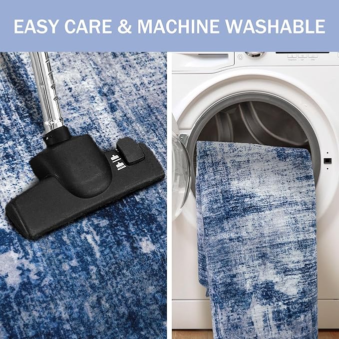 IOHOUZE Abstract Runner Rug 3x20 Ft Extra Long Washable Runners - Image 3