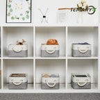 Temary Small Storage Baskets for Organizing 6Pcs Small Storage Bins, Decorative - Image 5
