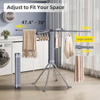 BIREN Clothes Drying Rack Foldable Extending Laundry Rack - Image 2