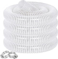 Dust Collection Hose 2-1/2 in × 20 ft Heavy Duty Clear Flexible PVC Reinforced by ZY-hosetube