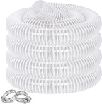 Dust Collection Hose 2-1/2 in × 20 ft Heavy Duty Clear Flexible PVC Reinforced by ZY-hosetube