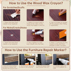 A-HEYIDA Wood Filler Sticks -16 Colors Wax Crayons - Image 5