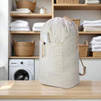 Laundry Bag Backpack, Canvas Laundry Bag - Image 8