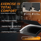 PRAISUN 0.6" Thicker Gym Mat, 24 Tiles 96 Sq Ft Workout Mats, Interlocking Foam - Image 3