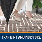 OLANLY Runner Indoor Door Mat, 47x23 Inch, Dirt Resistant and Absorbent - Image 2