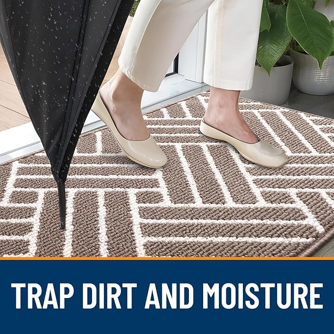 OLANLY Runner Indoor Door Mat, 47x23 Inch, Dirt Resistant and Absorbent - Image 2