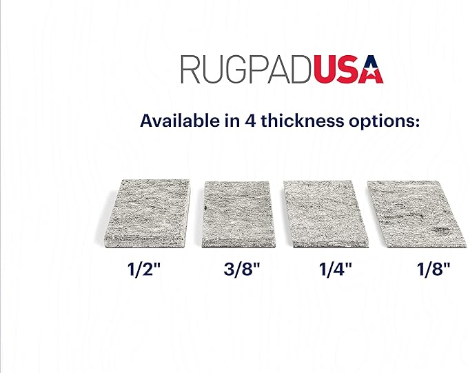 RUGPADUSA - Dual Surface - 7'10" x 10' - 3/8" Thick - Felt + Rubber - Enhanced - Image 9