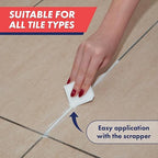 Tile Grout, Repair Kit, 2 Pack Grout Filler, Restore & Renew Tile Joints Line - Image 5