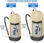 BALEINE 150L Laundry Bag Backpack, 900D Oxford Fabric Large Travel Laundry Bags - Image 2