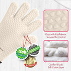 KITCHEN PERFECTION XL Silicone Smoker Oven Gloves - Image 5