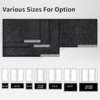 Front Door Mat Indoor Outdoor Entrance, TPR Backing Non-Slip Doormats, Low - Image 7