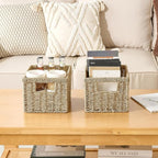 Seagrass Wicker Basket, Decorative Woven Baskets - Image 6