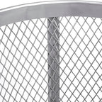 Global Industrial 48 Gallon Outdoor Metal Trash Container, Galvanized - Image 4