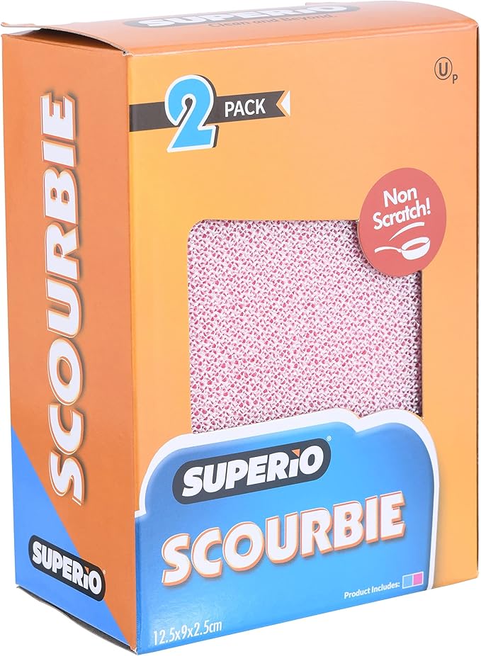 Superio Nylon Cleaning Pad, Dish Scrubbers, Copper cookware, Dishes and - Image 3