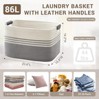 86L Extra Large Laundry Basket - Image 2
