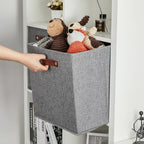 DULLEMELO Fabric Storage Cubes, 13 inch Cube Stroage Bins - Image 6