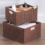 HOONEX Large Woven Storage Baskets, Paper Rope - Image 5