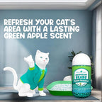 Cat Deodorant Beads | Green Apple Scent, Low-Dust & Non Toxic Litter Box - Image 5