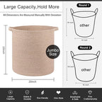 OIAHOMY 80L Laundry Hamper, Storage Basket - Image 4