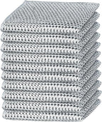 10PCS Double Wet and Dry Wire Dishcloth, Stainless Steel Scrubber, Non-Scratch by Unknown