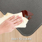 Kuyal Office Chair Mat for Hardwood Floor, Anti Slip, Non-Curve Computer Chair - Image 4