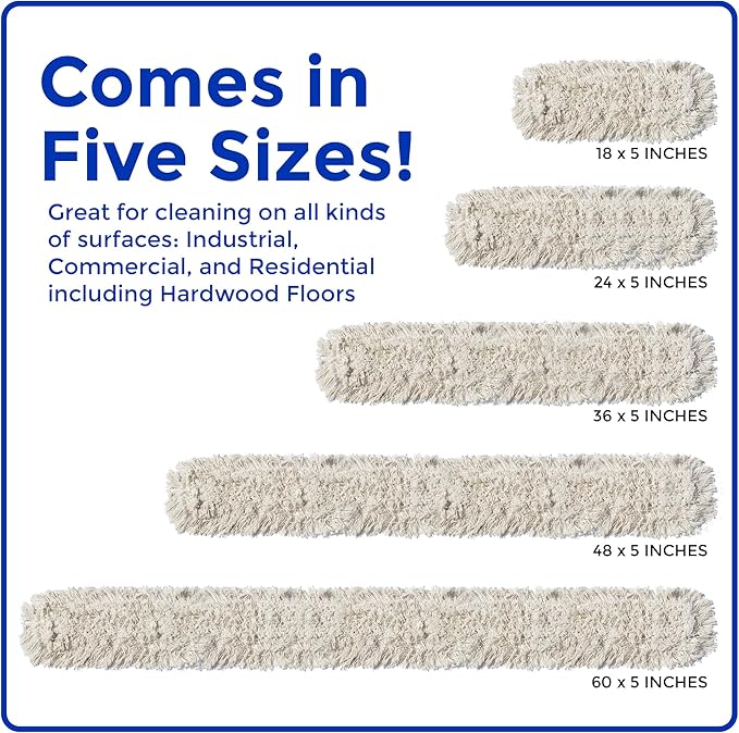Nine Forty 18" Premium Cotton Dust Mop Kit - Image 2