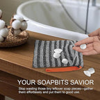 2 Pack Soap Bag Gentle Roughness, Bar Soap Pouch Saver Pocket, Exfoliating Body - Image 4