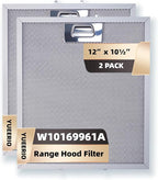 W10169961A 5 Layer Aluminum Mesh Range Hood Filter Replacement 12" x 10.5" by Unknown