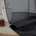 Chyhomenyc Black Sheer Curtains 78 Inches Long 2 Panels Set - Image 4