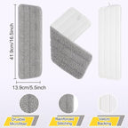 8 Pack 16.5 inch Reusable Mop Pads Microfiber Spray Mop Replacement Heads - Image 3